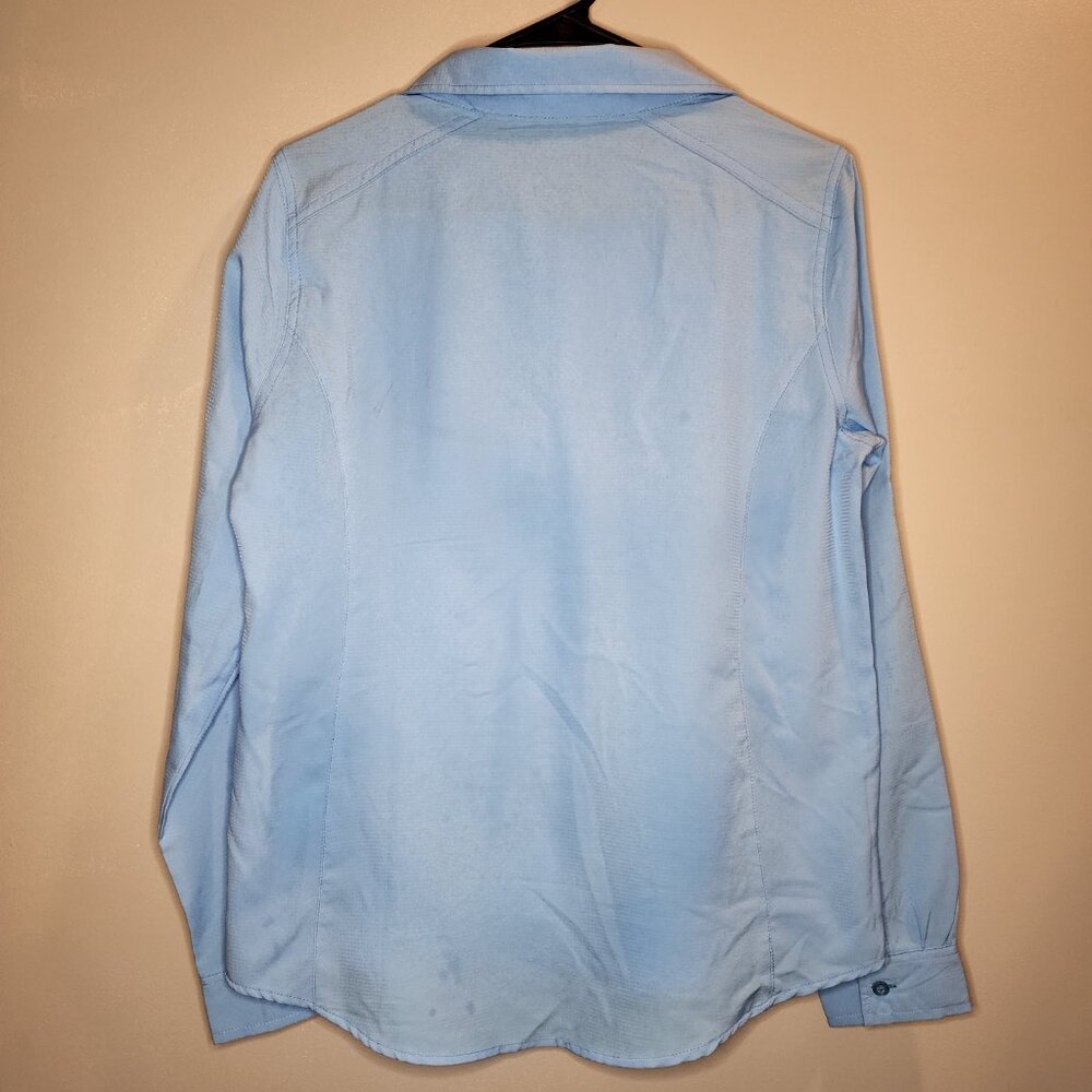 Women's Sz S Pacific Trail Vintage Textured Shirt Button Soft Layering - Picture 3 of 8